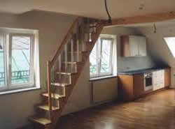 Loft Conversion stairs by Woods Builders & Carpentry service in Leitrim