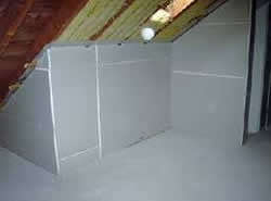 Rockwool insulation on attic conversion in Sligo