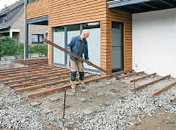 Decking by Woods Carpentry service in Leitrim