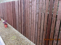 Garden Fence by Woods carpentry service in Leitrim