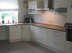 Kitchen installation with appliances