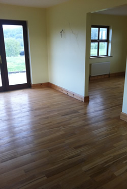 Flooring by Woods Carpentry service in Leitrim